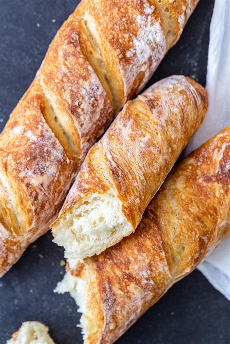 Homemade French Baguettes Recipe 